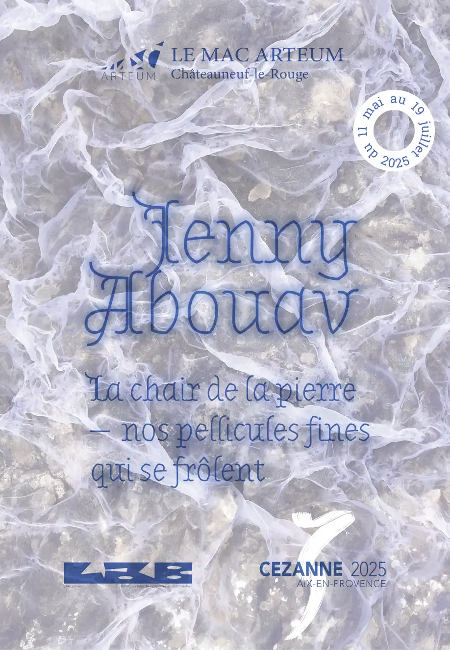 Exposition et performance « La chair de la pierre – nos pellicules fines se frôlent » de Jenny Abouav.