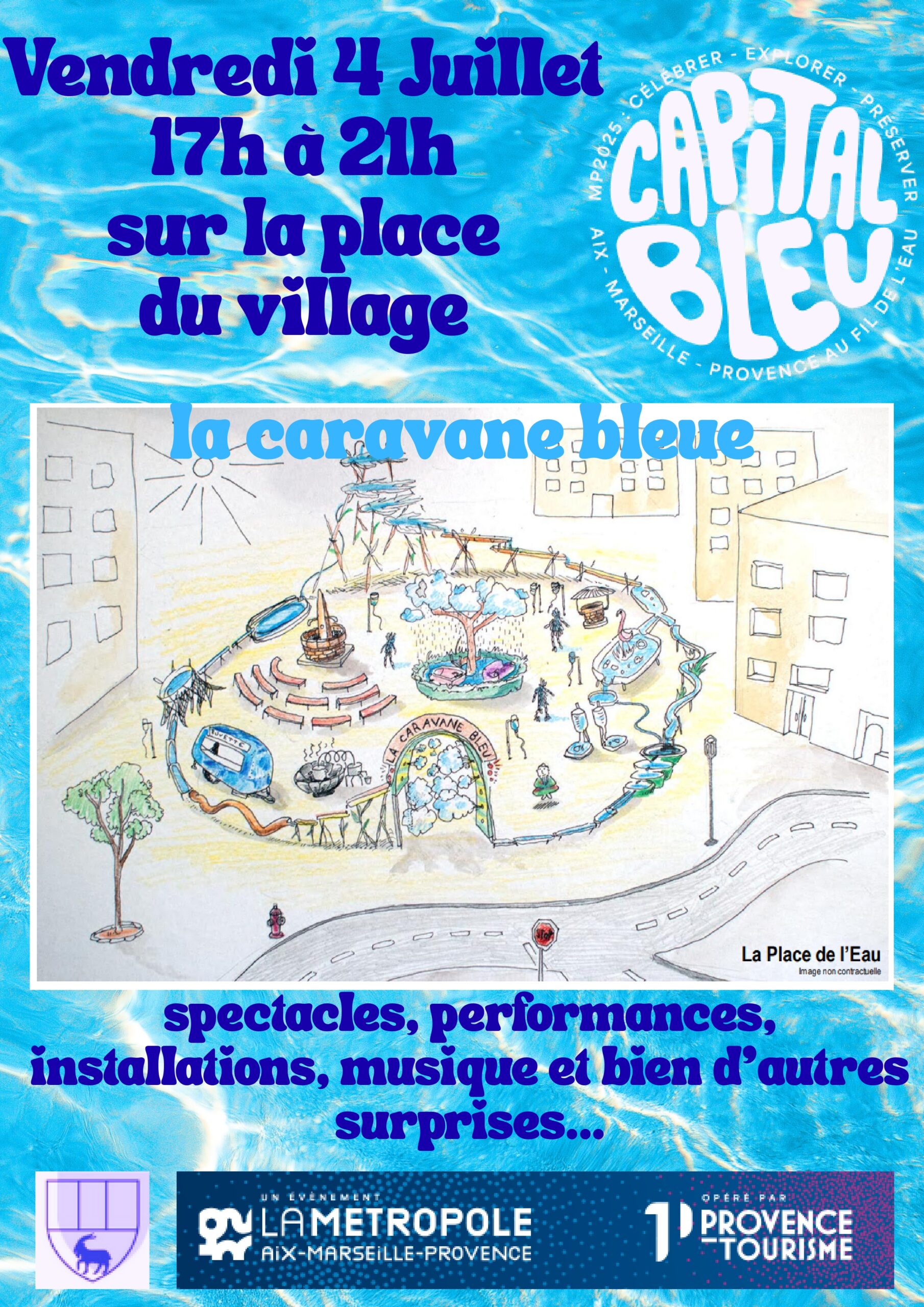 La Caravane, spectacle et animations par la Compagnie Iloptopie.