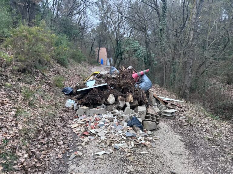 Dépôt sauvage constaté près de la station d’épuration