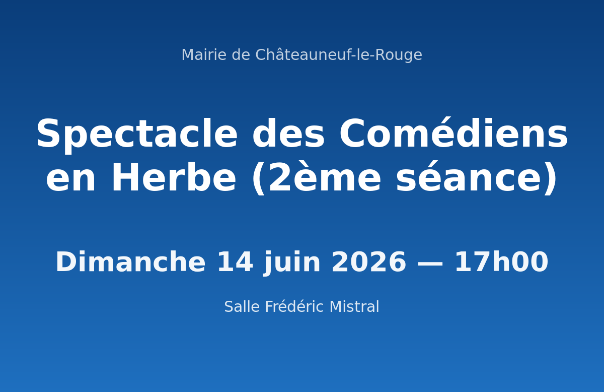 Spectacle des Comédiens en Herbe (2ème séance)