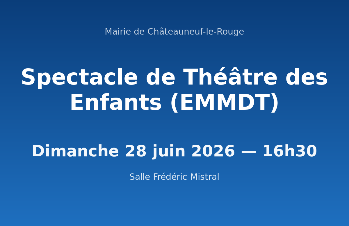 Spectacle de Théâtre des Enfants (EMMDT)